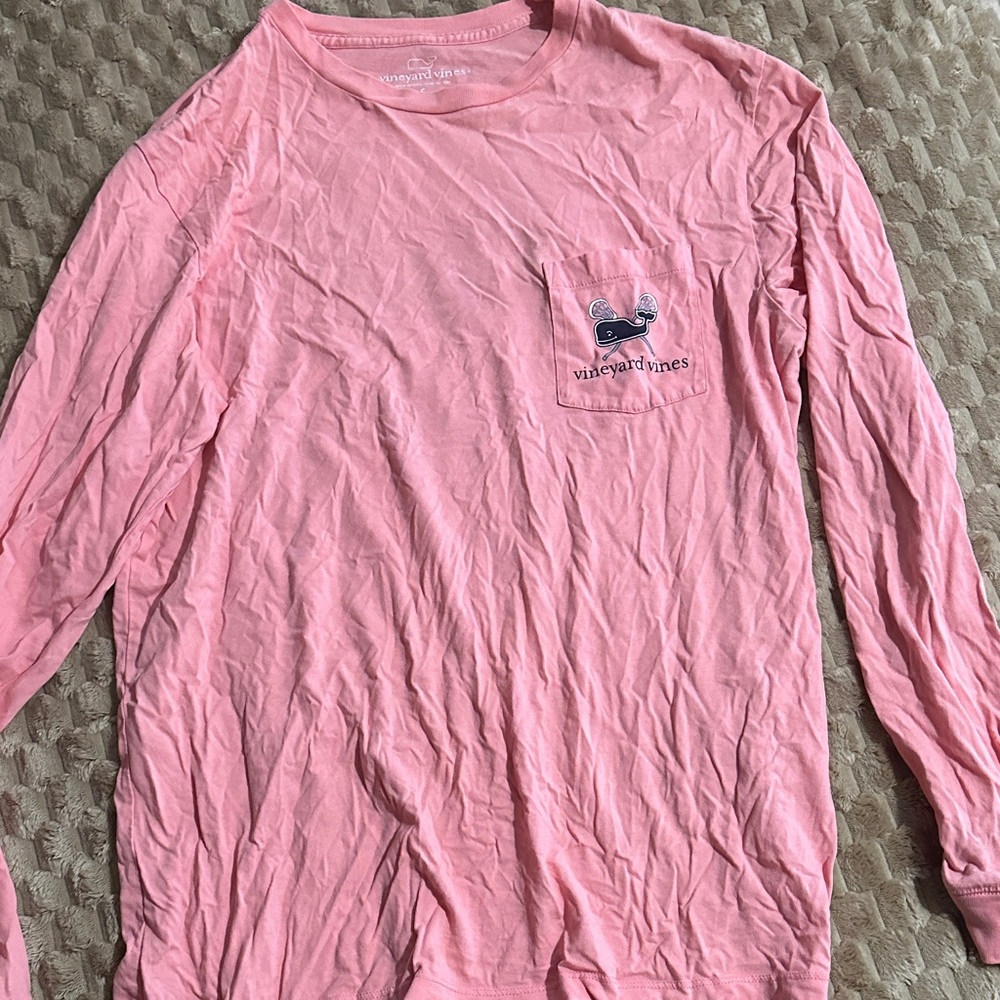 Vineyard Vines Light Pink Crew Neck Tee